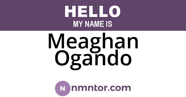 Meaghan Ogando