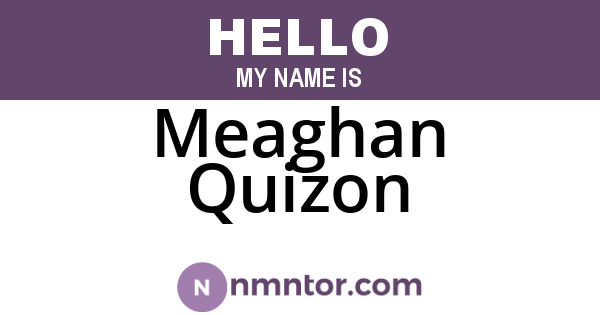 Meaghan Quizon