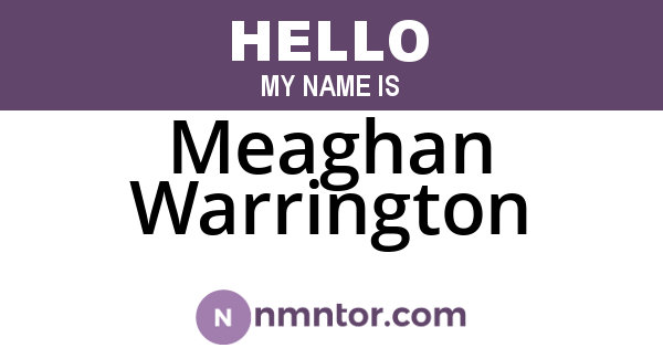 Meaghan Warrington