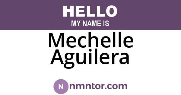 Mechelle Aguilera
