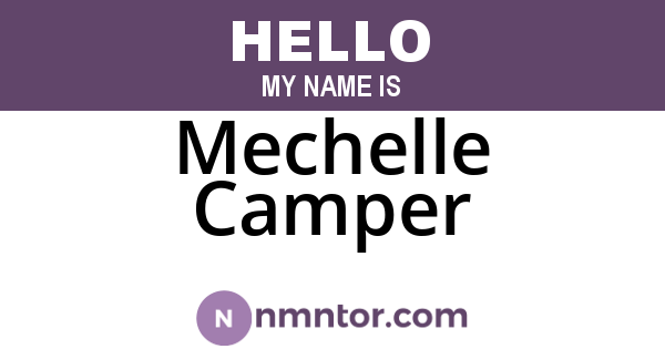 Mechelle Camper