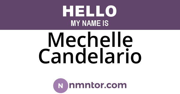 Mechelle Candelario