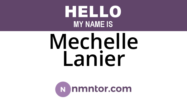 Mechelle Lanier