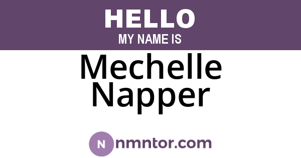Mechelle Napper