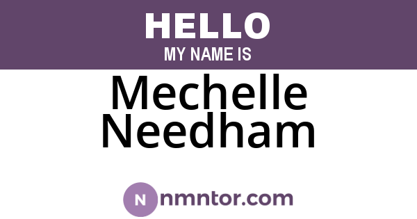 Mechelle Needham