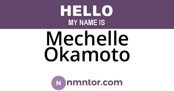 Mechelle Okamoto
