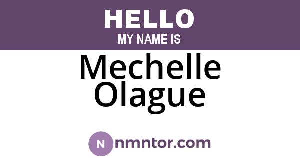 Mechelle Olague