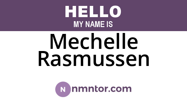 Mechelle Rasmussen