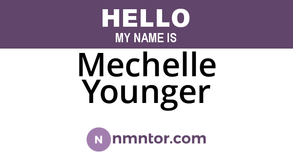 Mechelle Younger