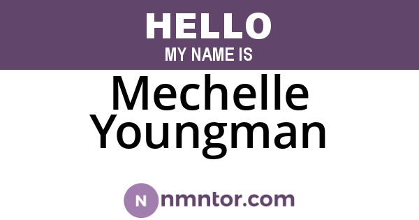 Mechelle Youngman