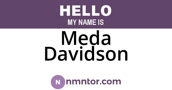 Meda Davidson