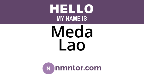 Meda Lao
