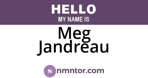 Meg Jandreau