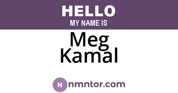 Meg Kamal