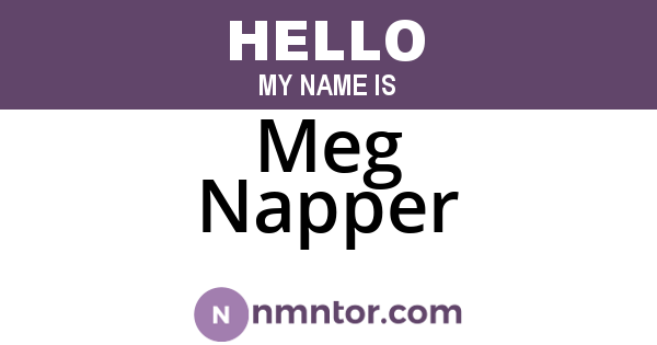 Meg Napper