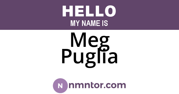 Meg Puglia