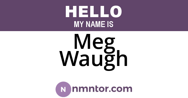 Meg Waugh