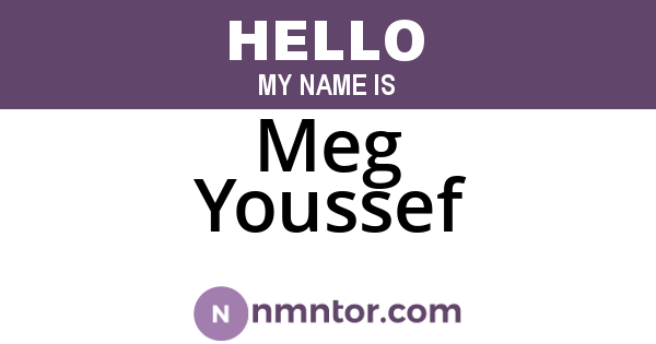 Meg Youssef