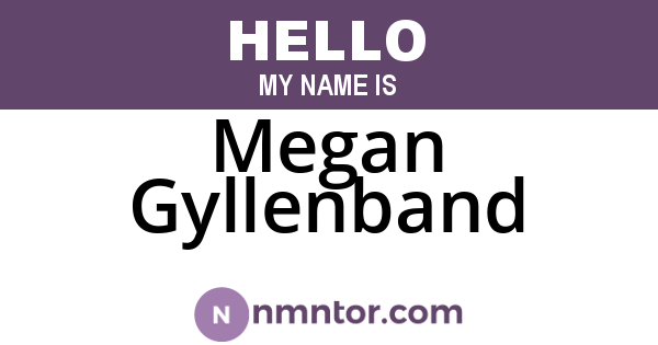 Megan Gyllenband