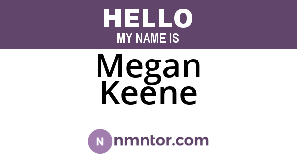 Megan Keene