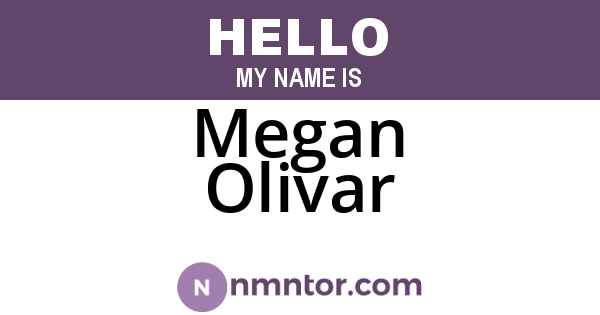 Megan Olivar