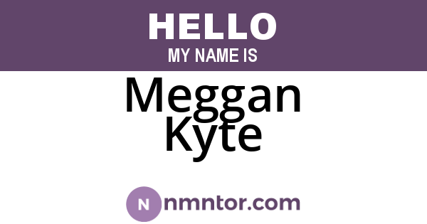 Meggan Kyte