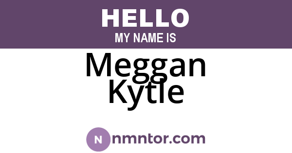 Meggan Kytle