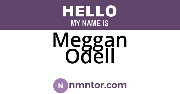 Meggan Odell