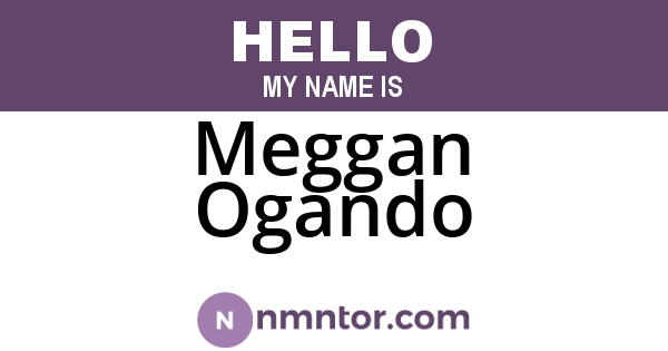 Meggan Ogando
