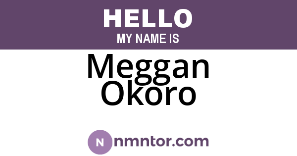 Meggan Okoro