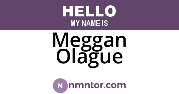 Meggan Olague