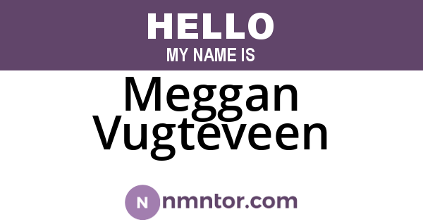 Meggan Vugteveen