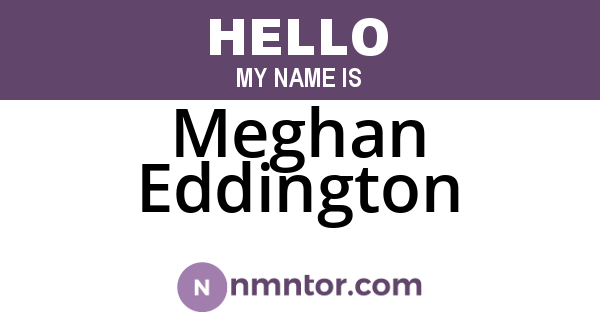 Meghan Eddington