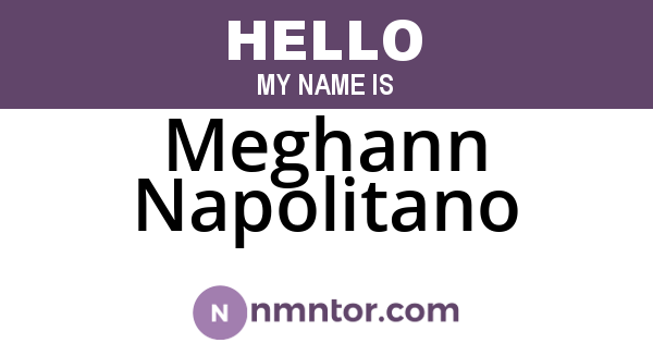 Meghann Napolitano