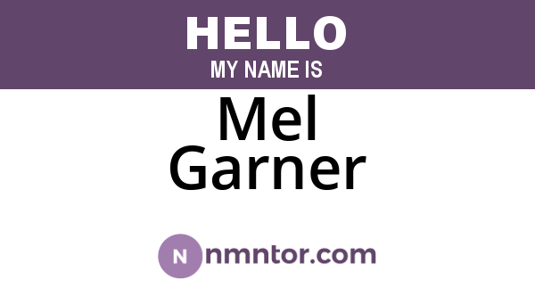 Mel Garner