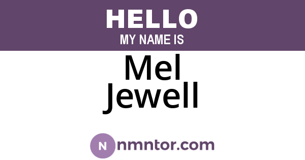 Mel Jewell