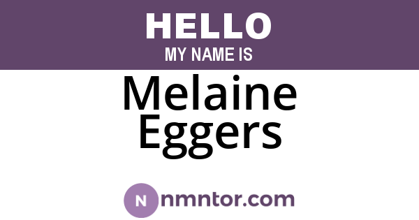 Melaine Eggers