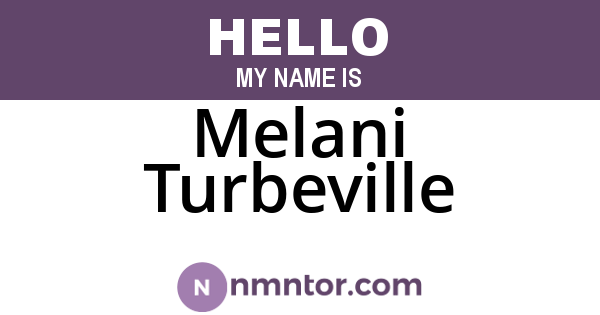Melani Turbeville