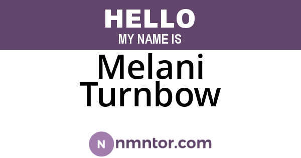 Melani Turnbow