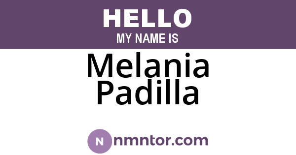Melania Padilla