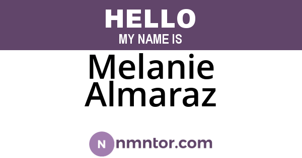 Melanie Almaraz