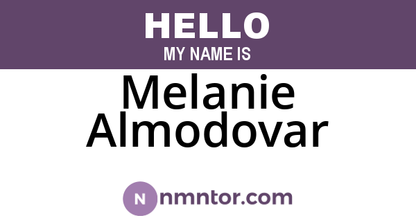 Melanie Almodovar