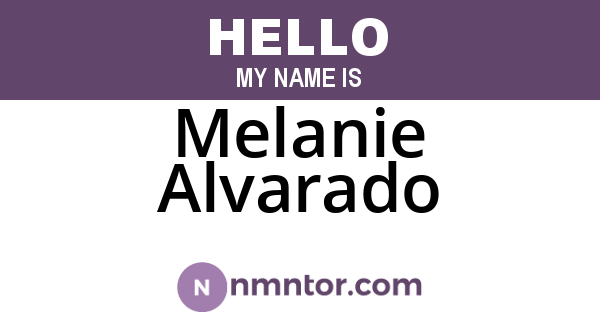 Melanie Alvarado