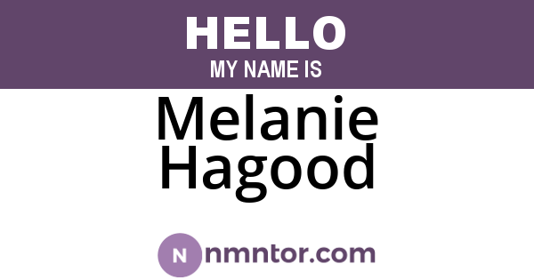 Melanie Hagood