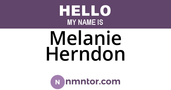Melanie Herndon