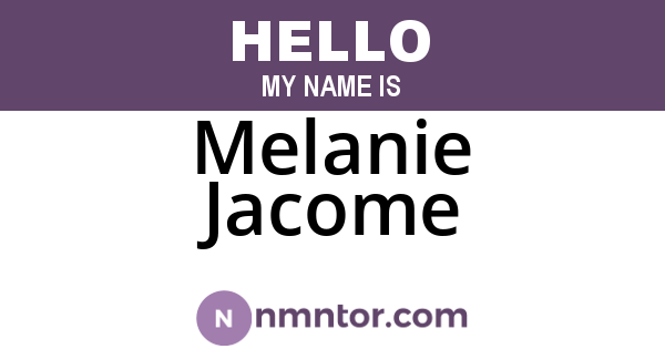 Melanie Jacome