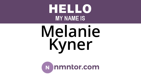 Melanie Kyner