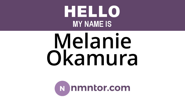 Melanie Okamura
