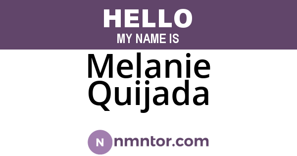 Melanie Quijada