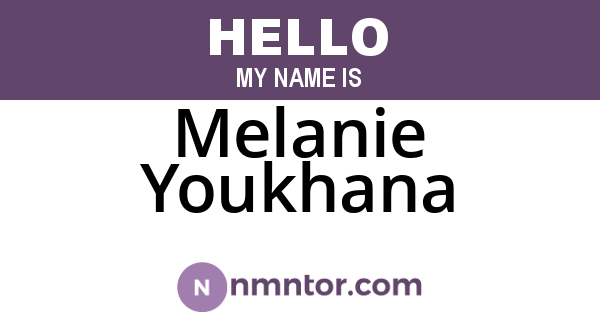 Melanie Youkhana